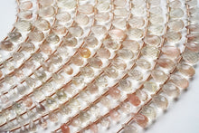 Load image into Gallery viewer, (25 per row) Oregon Sunstone Faceted Drop Beads
