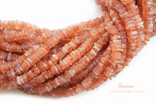 Load image into Gallery viewer, (1 Strand 36cmS/M) Sunstone Heishi Beads Square Rondelle
