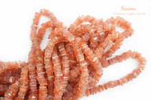 Load image into Gallery viewer, (1 Strand 36cmS/M) Sunstone Heishi Beads Square Rondelle
