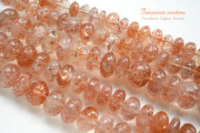 Load image into Gallery viewer, (L/3L) Good quality large Tanzanian sunstone smooth rondel/button
