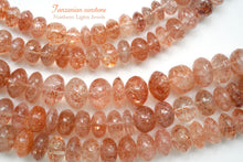 Load image into Gallery viewer, (L/3L) Good quality large Tanzanian sunstone smooth rondel/button
