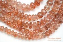 Load image into Gallery viewer, (L/3L) Good quality large Tanzanian sunstone smooth rondel/button
