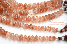 Load image into Gallery viewer, (L/3L) Good quality large Tanzanian sunstone smooth rondel/button
