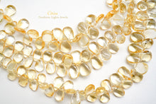 Load image into Gallery viewer, (60 grains per row) Citrine plain pear shape @ 50 yen
