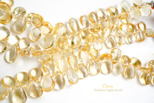 Load image into Gallery viewer, (60 grains per row) Citrine plain pear shape @ 50 yen
