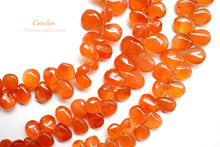 Load image into Gallery viewer, (60 grains per row) Carnelian plain pear shape @ 46 yen
