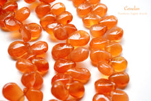 Load image into Gallery viewer, (60 grains per row) Carnelian plain pear shape @ 46 yen
