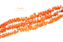 Load image into Gallery viewer, (60 grains per row) Carnelian plain pear shape @ 46 yen
