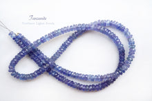 Load image into Gallery viewer, (S/M/L) High Quality Tanzanite Faceted Haishi Beads
