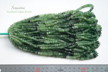 Load image into Gallery viewer, (250 grains per row) Serpentine Hashibeads/Square Rondelle
