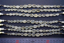 Load image into Gallery viewer, (ABC) Rare Stone Libyan Glass Step Cut Oval Beads
