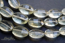 Load image into Gallery viewer, (ABC) Rare Stone Libyan Glass Step Cut Oval Beads
