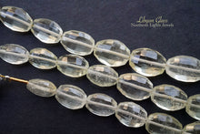 Load image into Gallery viewer, (ABC) Rare Stone Libyan Glass Step Cut Oval Beads
