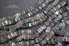 Load image into Gallery viewer, (1 row 36 cm 190 grains) Labradorite heishibeads 3.5-4.5mm
