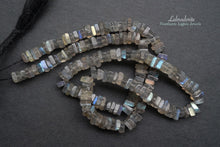 Load image into Gallery viewer, (1 row 36 cm 190 grains) Labradorite heishibeads 3.5-4.5mm
