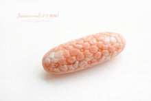 Load image into Gallery viewer, (Only 1 item) Off Kochi Peach Coral Bokeh Coral Loose Flower Carving Upper Part Hole Coral
