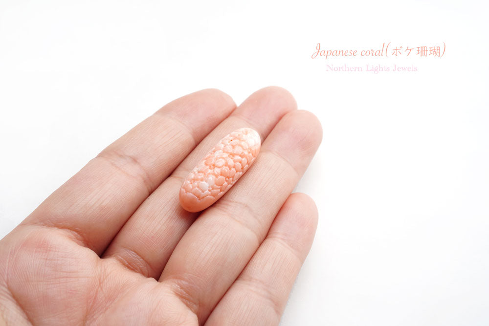 桃珊瑚彫刻品☆本珊瑚