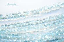 Load image into Gallery viewer, (S/M) Gem Quality Small Aquamarine Teardrop Cut Beads @179-204yen
