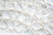 Load image into Gallery viewer, (21-23 grains per row) White Topaz Rough Pentagon/Random Cut
