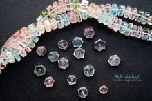 Load image into Gallery viewer, (Half Strand/1 Strand) Gem Quality Multicolor Beryl Bolt Cut Beads Hexagon
