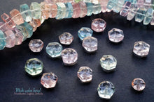 Load image into Gallery viewer, (Half Strand/1 Strand) Gem Quality Multicolor Beryl Bolt Cut Beads Hexagon
