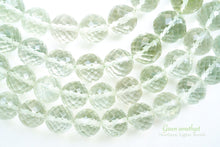 Load image into Gallery viewer, (25 grains per row) Green Amethyst/Prasiolite Round Cut 7.5-8mm

