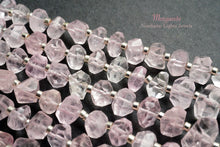 Load image into Gallery viewer, (Half Strand/Single Strand) High Quality Morganite Pink Aquamarine Faceted Tumble Nugget
