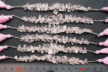 Load image into Gallery viewer, (Half Strand/Single Strand) High Quality Morganite Pink Aquamarine Faceted Rough Drop
