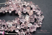 Load image into Gallery viewer, (Half Strand/Single Strand) High Quality Morganite Pink Aquamarine Faceted Rough Drop
