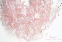 Load image into Gallery viewer, (Half Strand/Single Strand) High Quality Morganite Pink Aquamarine Faceted Rough Drop
