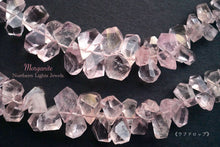 Load image into Gallery viewer, (Half Strand/Single Strand) High Quality Morganite Pink Aquamarine Faceted Rough Drop
