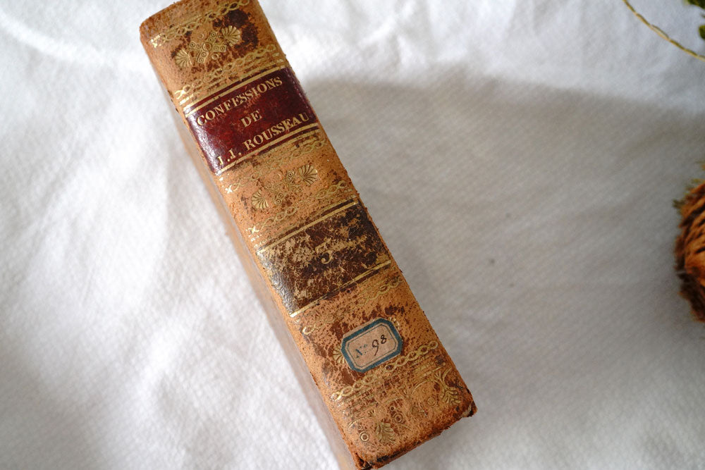 French vintage book (brown)
