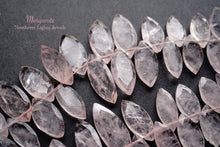 Load image into Gallery viewer, (Half Strand/1 Strand) High Quality Morganite Pink Aquamarine [Flat] Faceted Marquise
