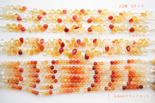 Load image into Gallery viewer, (1 row 18cm, 45 grains) High-quality fire opal/Mexican opal 4.5-5mm round cut
