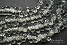 Load image into Gallery viewer, (2 colors, half strand/1 strand) High Quality Ethiopian Precious Opal Side Hole Teardrop
