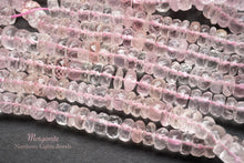 Load image into Gallery viewer, (Half Strand/1 Strand) Fine Morganite Pink Aquamarine Large Button Cut 3-6mm
