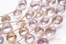 Load image into Gallery viewer, (15-16 beads per row) High quality ametrine faceted marron cut beads
